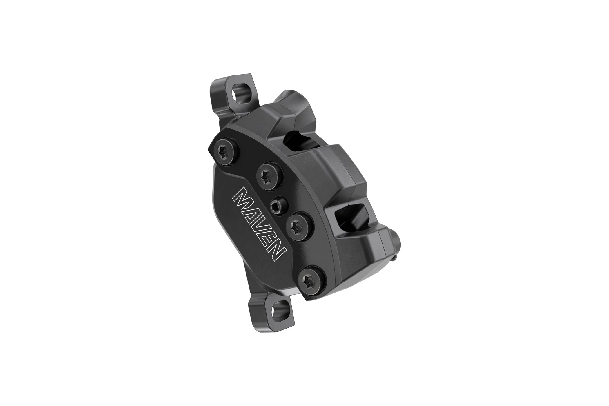 SRAM Maven Silver Disc Brake Caliper Assembly - Front/Rear, Post Mount, 4-Piston, B1