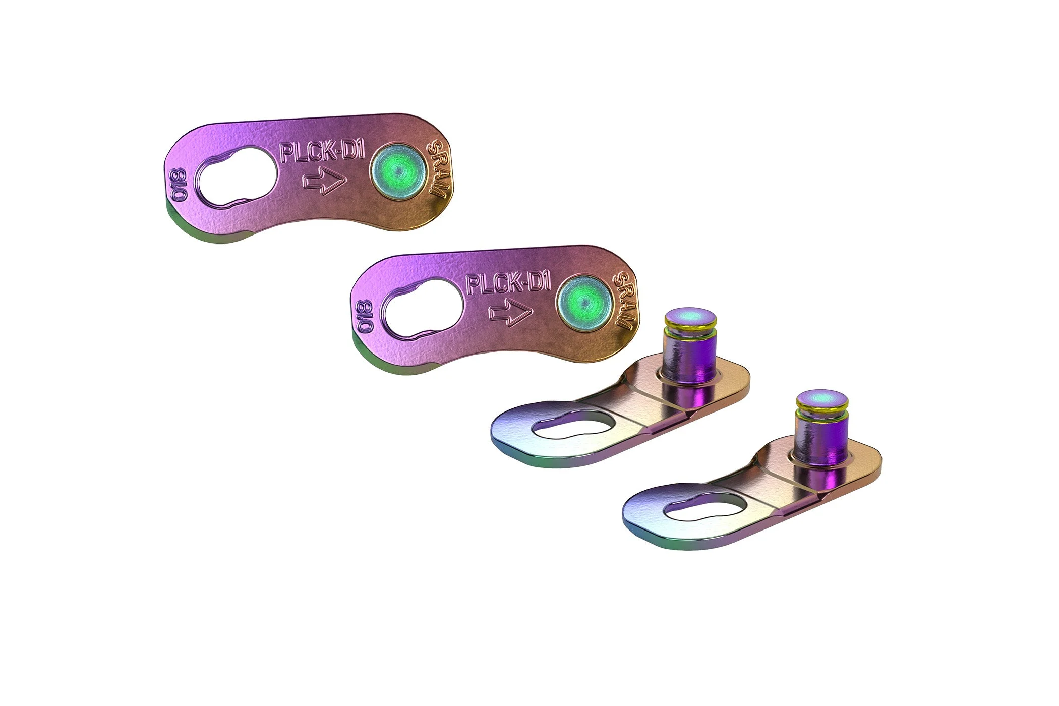 SRAM PowerLock Flattop Chain Connectors 12-speed Rainbow