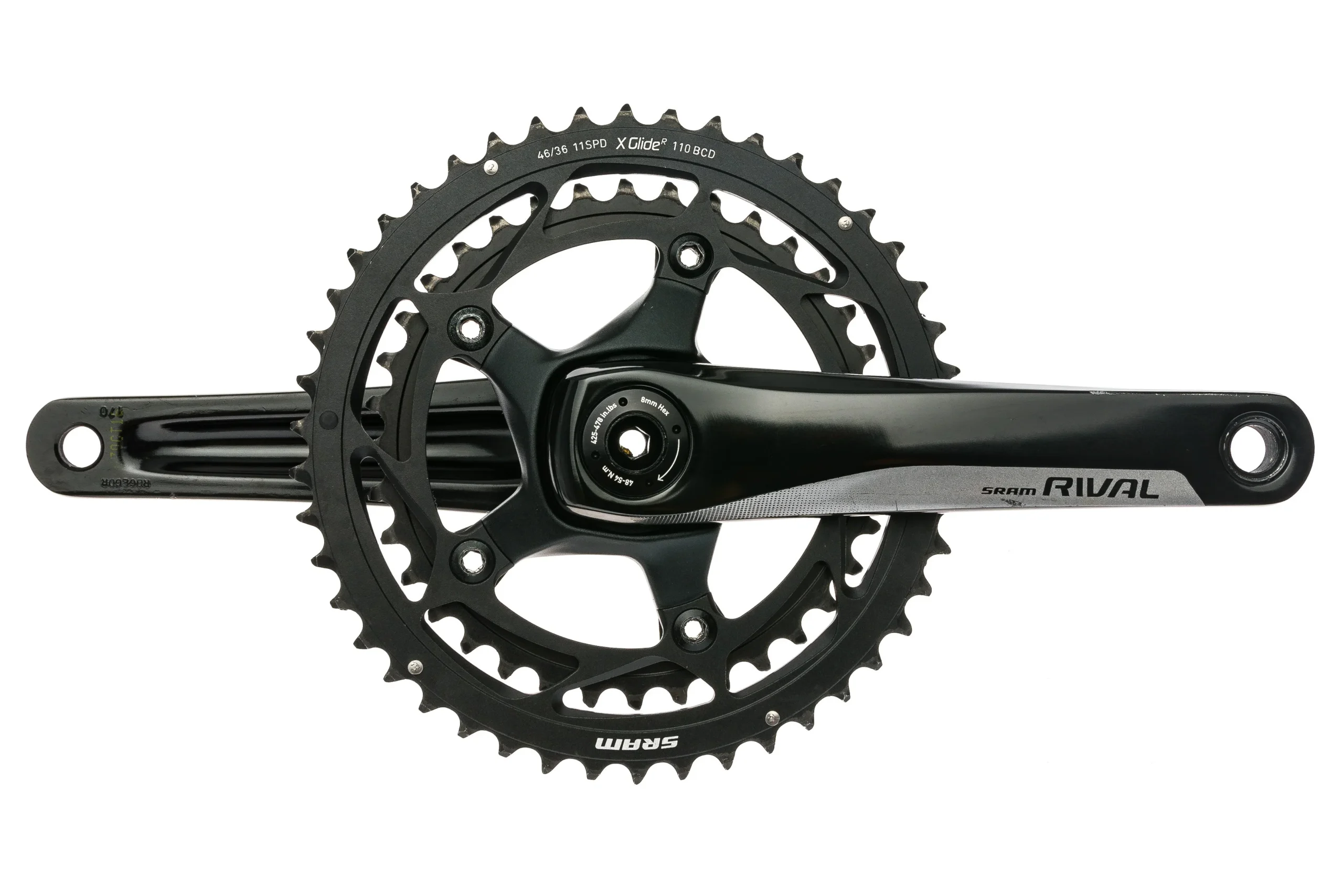 SRAM Rival Crankset 11 Speed 170mm 46/36T 110mm BCD BB30