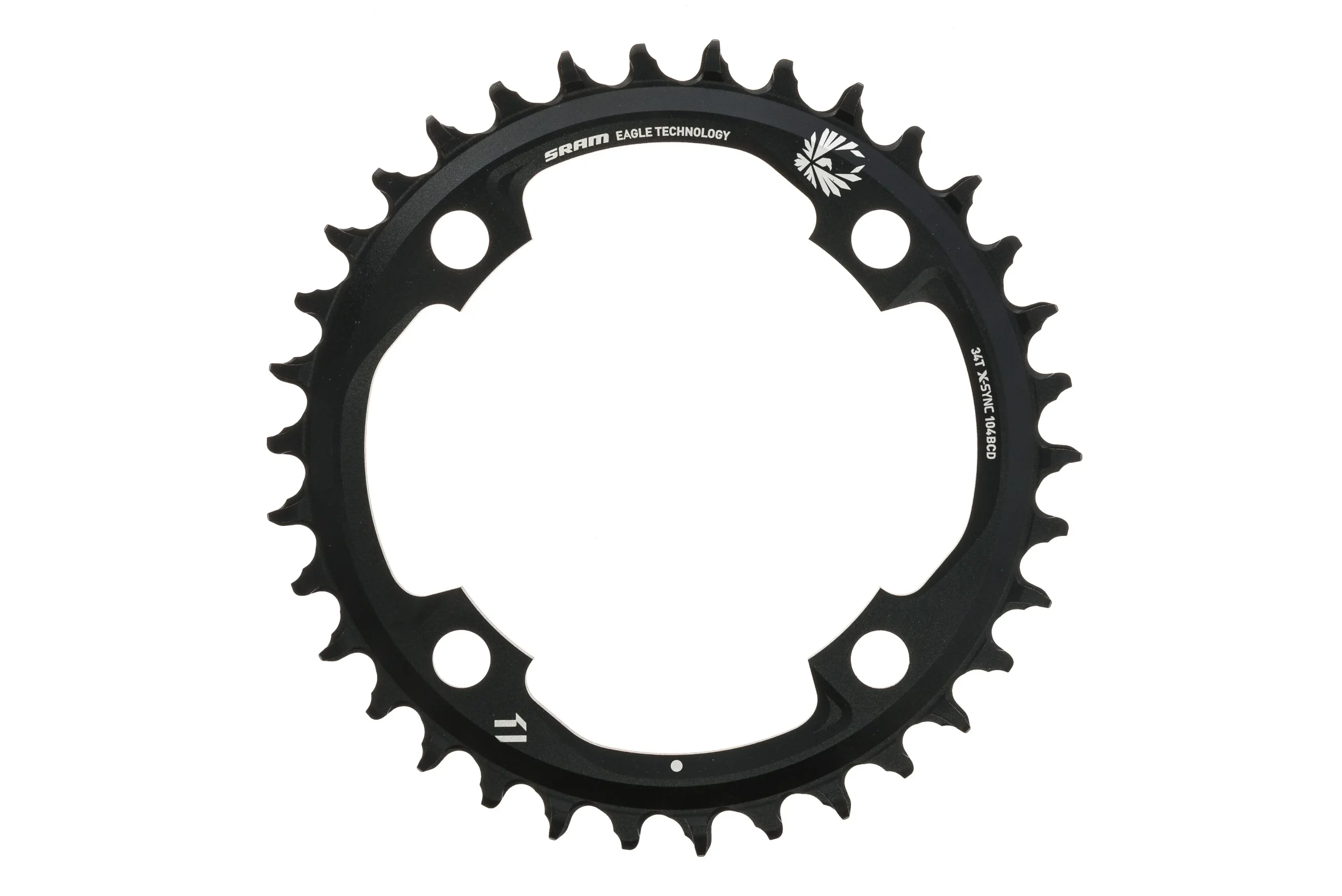 SRAM X-Sync 2 Eagle Chainring 34T 12 Speed 104BCD AL5 Black