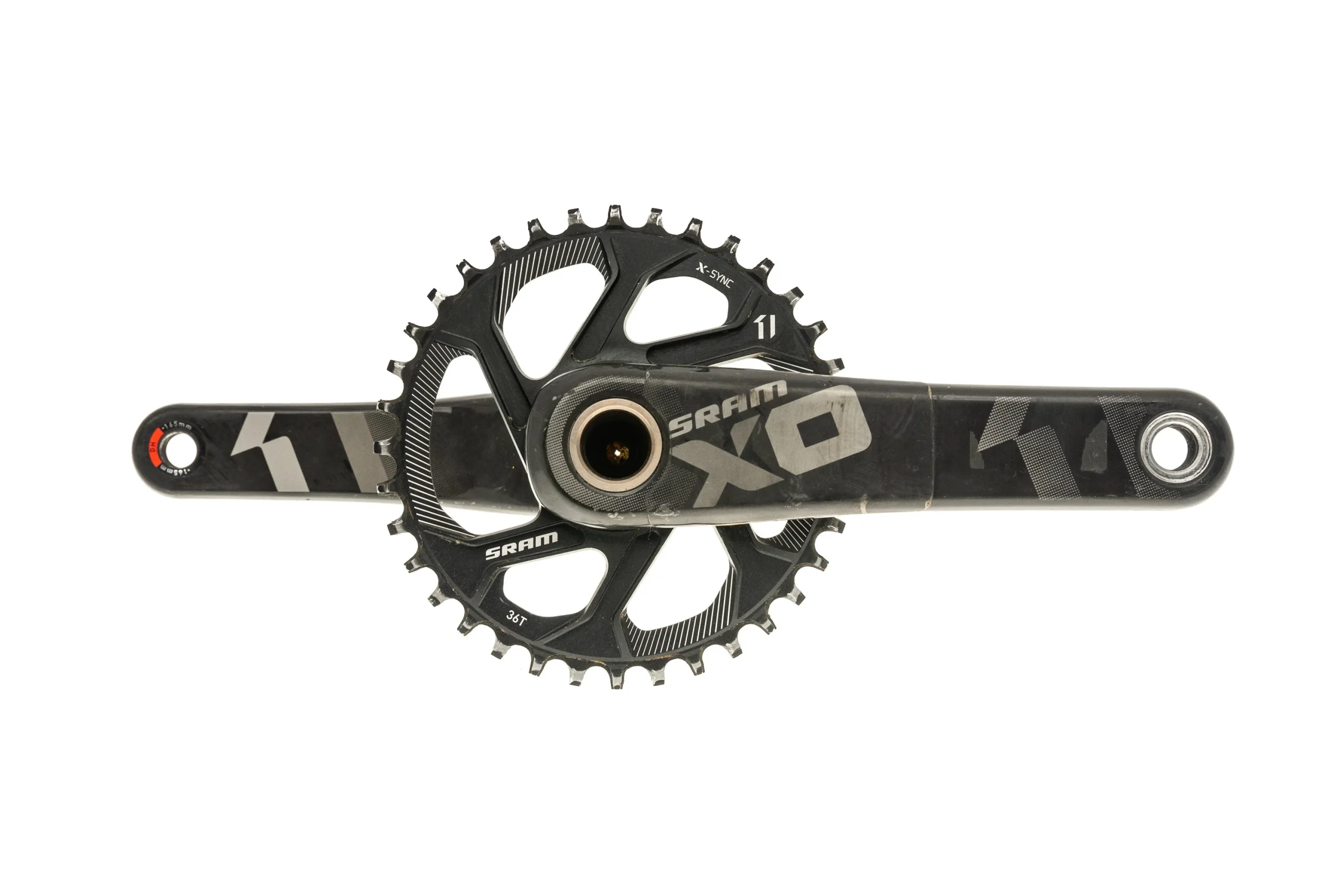 SRAM X01 Crankset 11 Speed 165mm 36T X-Sync Direct Mount GXP