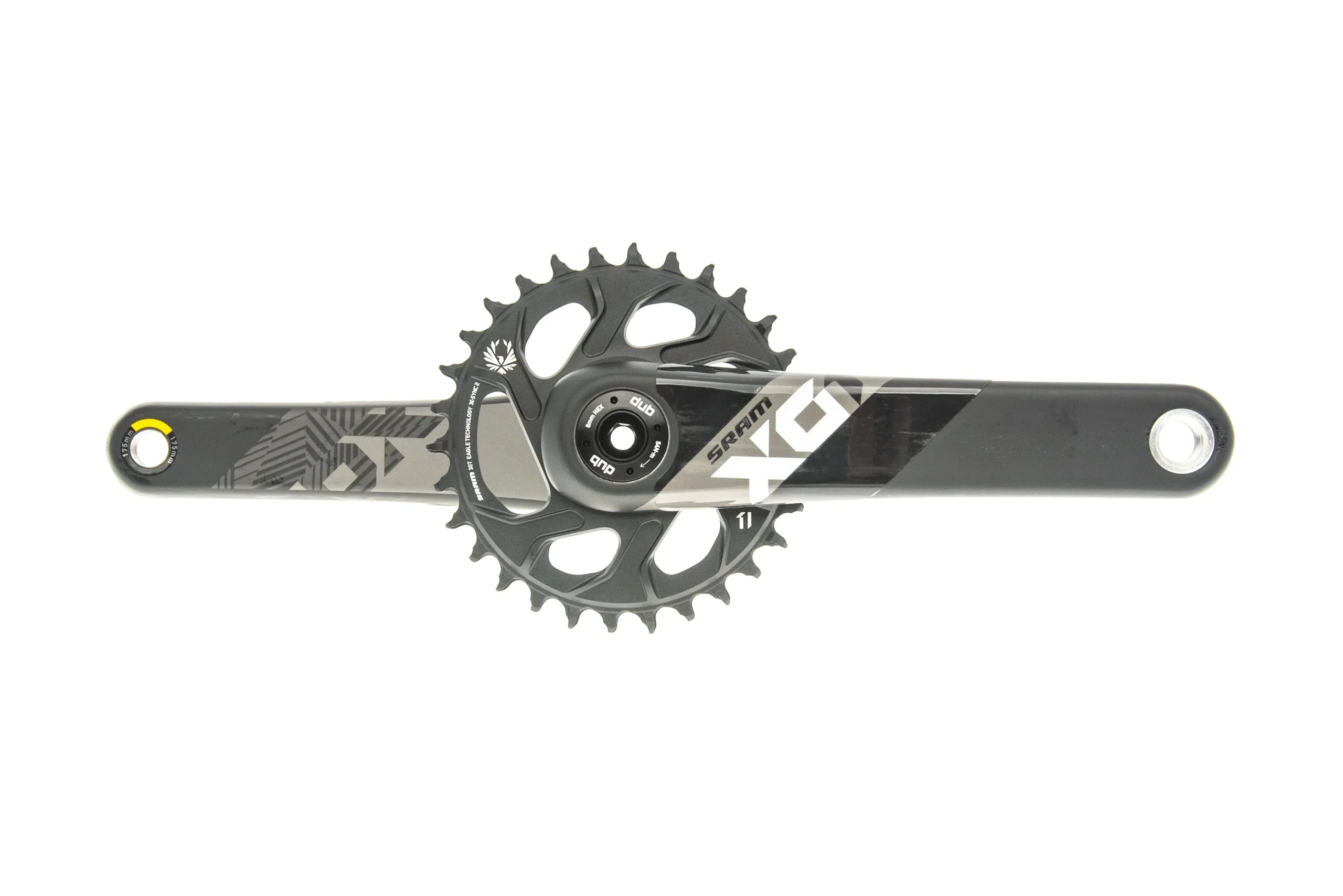 SRAM X01 Eagle Carbon Crankset 12 Speed 175mm 30T Boost Direct Mount DUB
