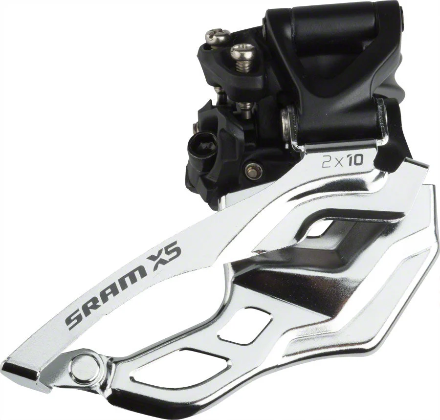 SRAM X5 Front Derailleur 2x10 Speed 31.8/34.9mm High Clamp Top Pull