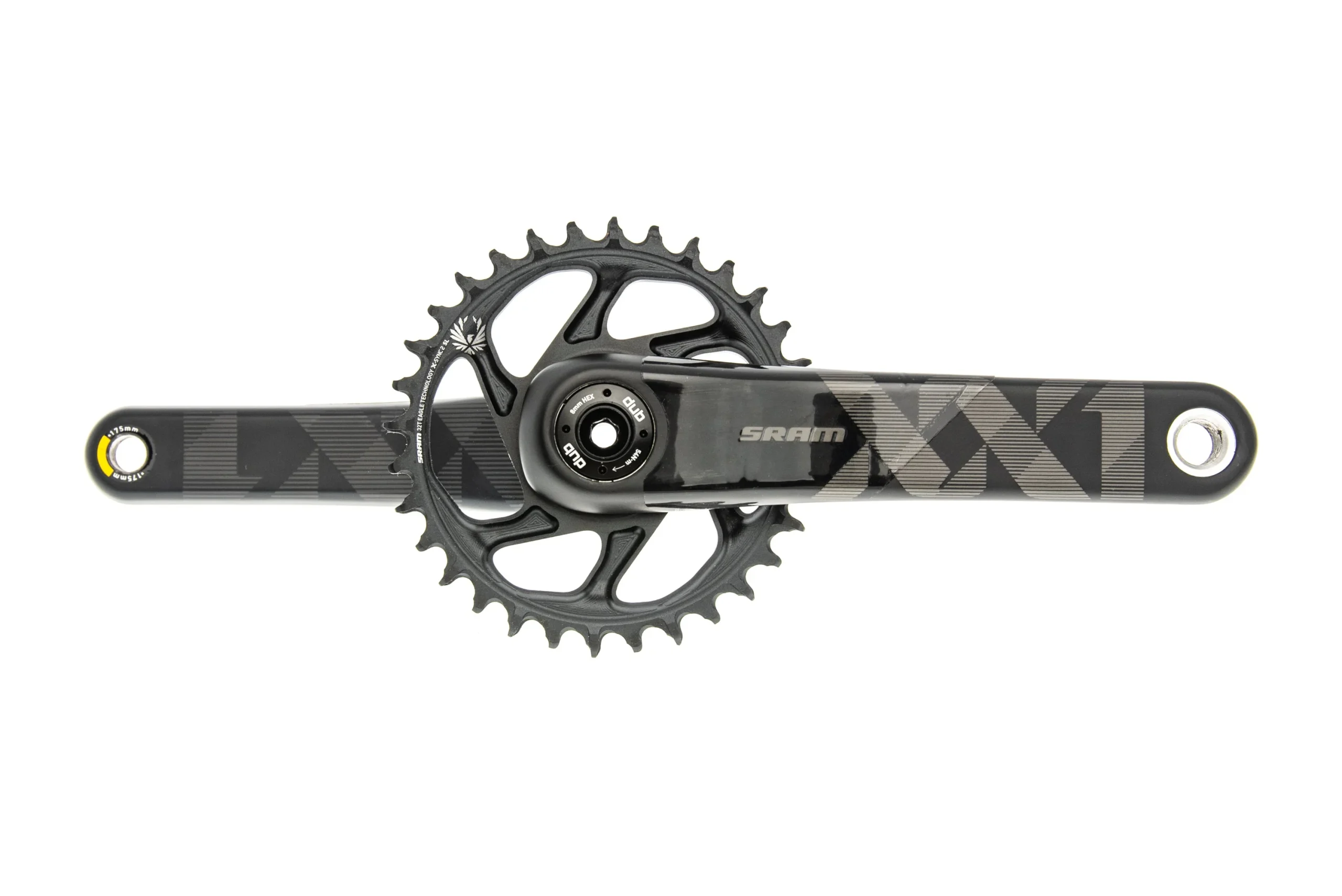 SRAM XX1 Eagle Carbon Crankset 12 Speed 175mm 32T Boost Direct Mount DUB