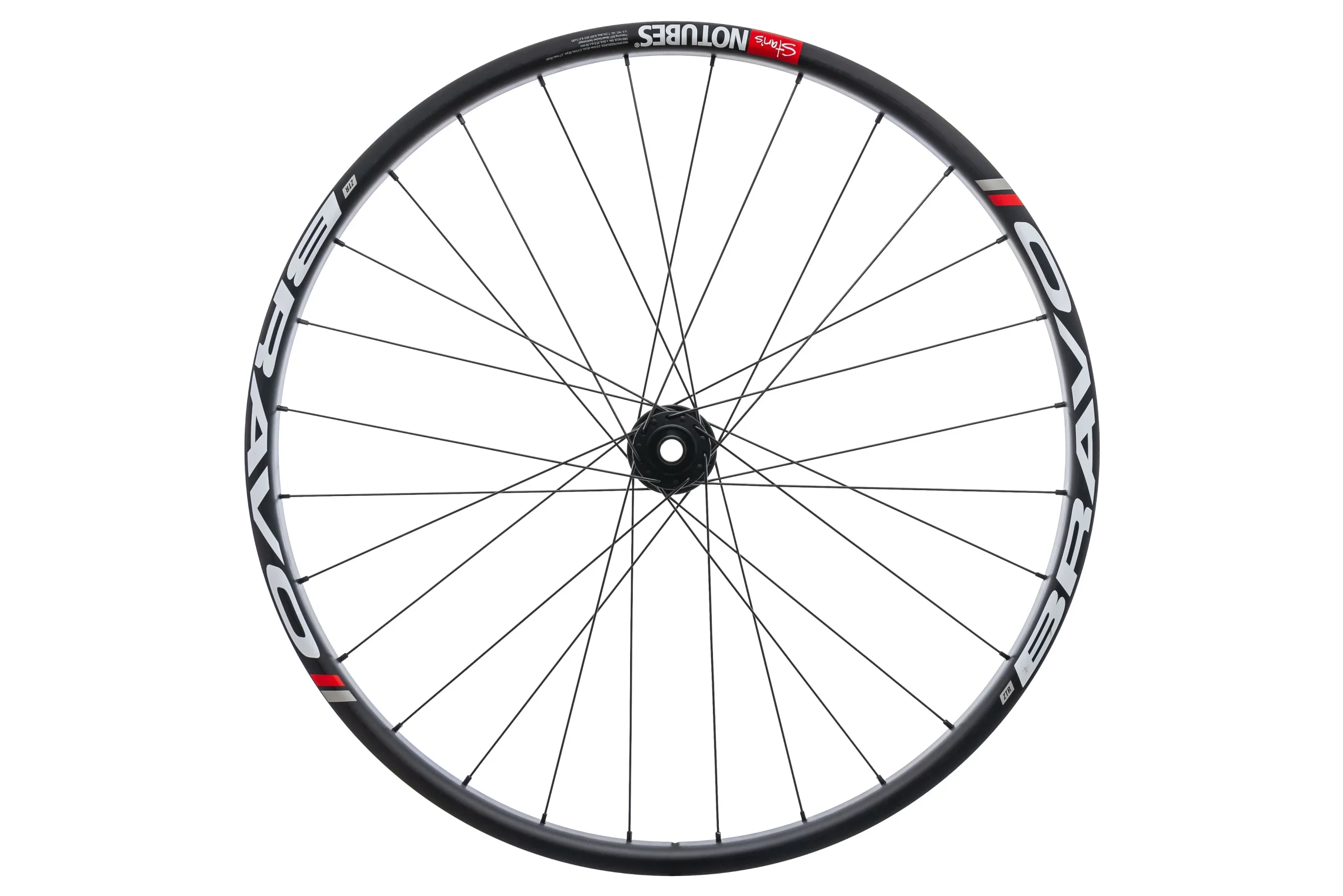 Stan's NoTubes Bravo Carbon Tubeless 27.5" Front Wheel