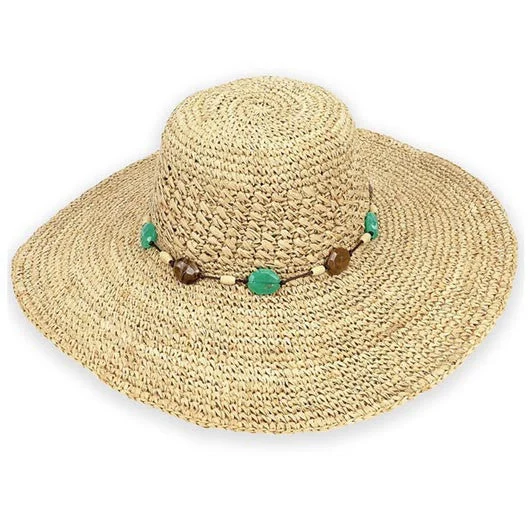 Sun 'N' Sand - Big Brim Raffia Sun Hat