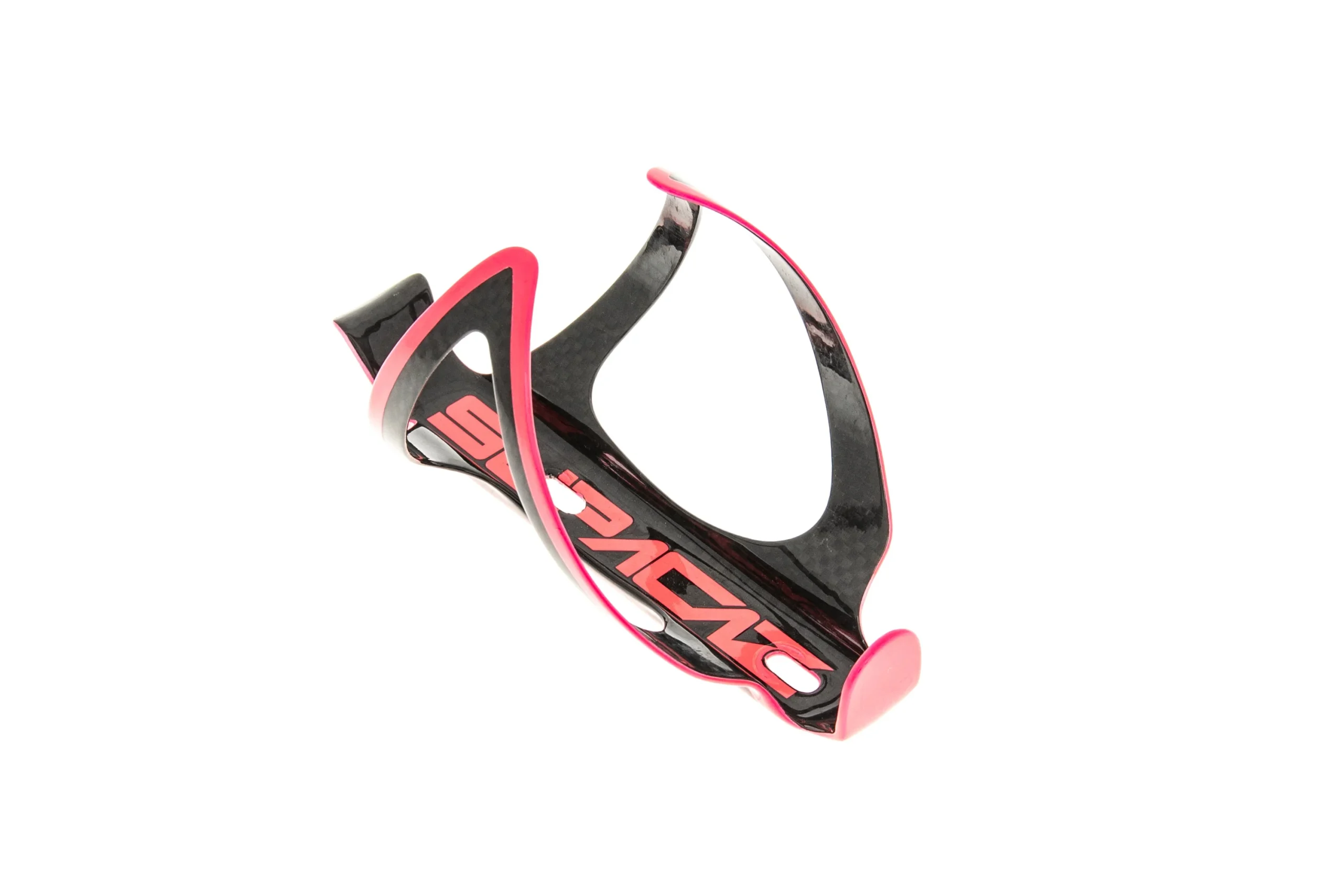 Supacaz Fly Carbon Water Bottle Cage Neon Pink