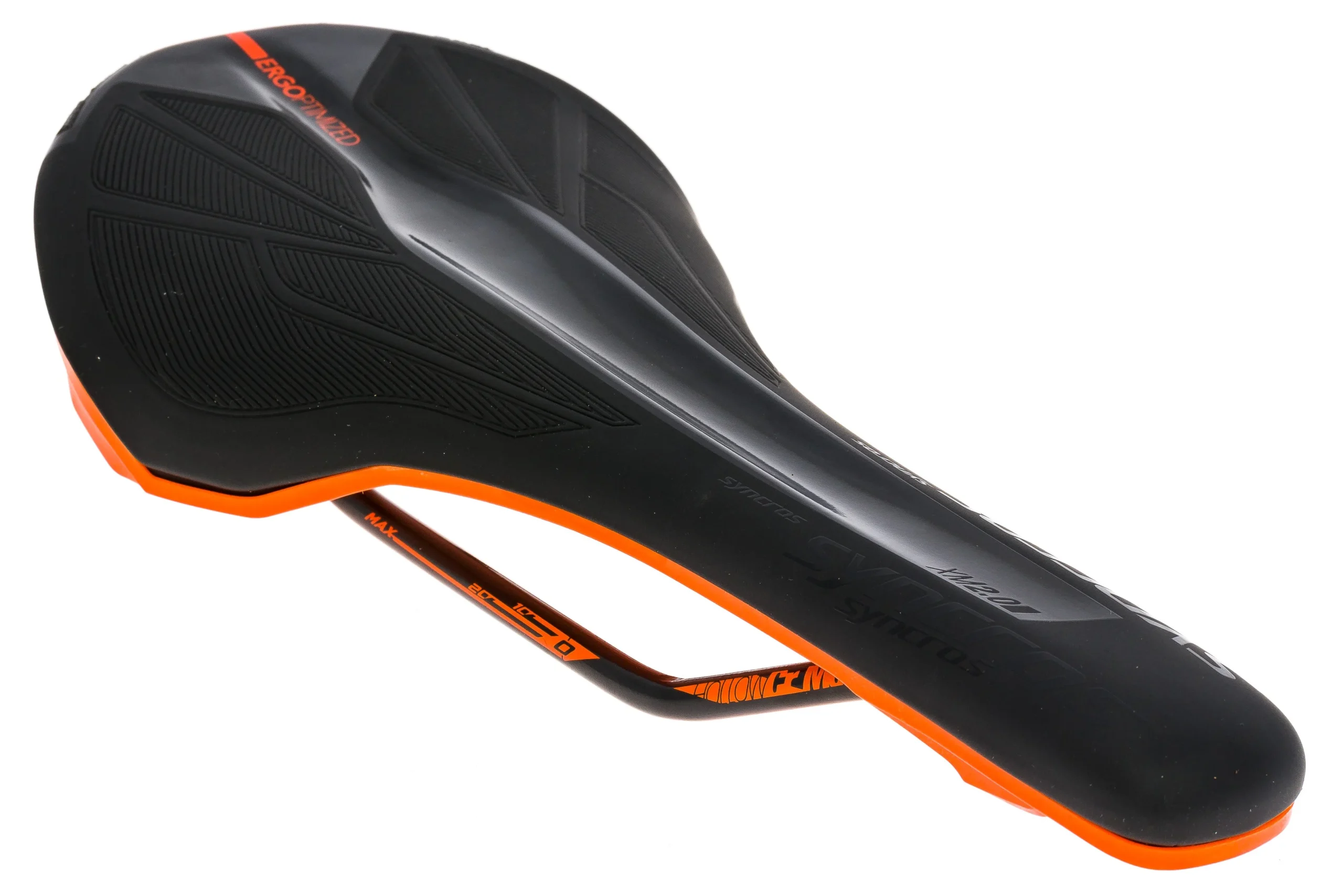 Syncros XM 2.0 Saddle 130mm Hollow Cr-Mo Rails Black/Orange