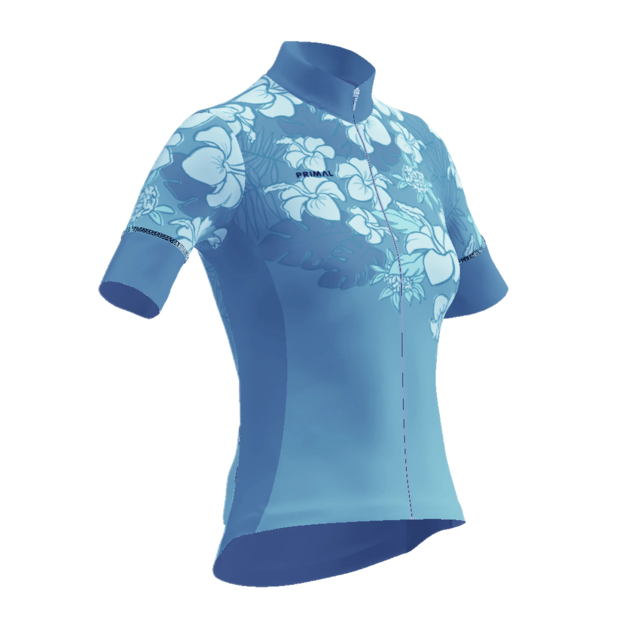 Teal Tropics Women's Helix 2.0 Jersey