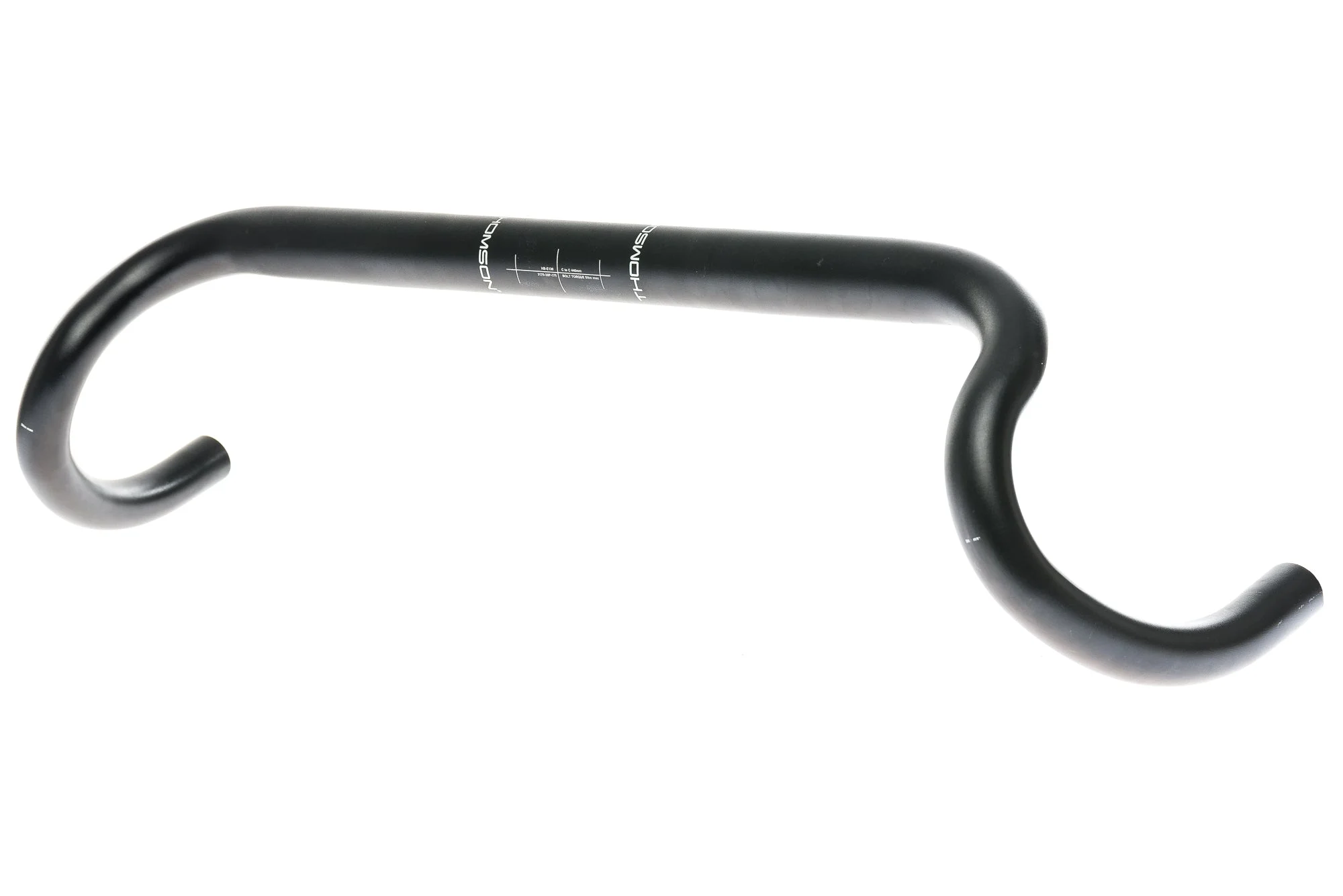Thomson Dirt Drop Handlebar 31.8mm x 44cm Aluminum Black