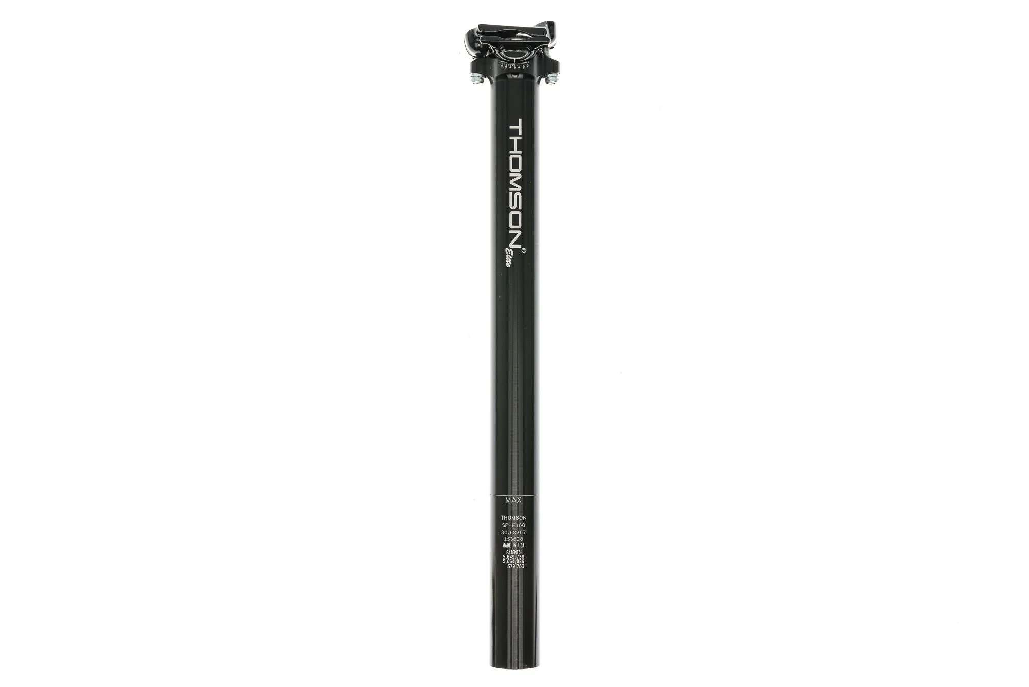 Thomson Elite Seatpost 30.6x367mm Aluminum 0mm Setback Black