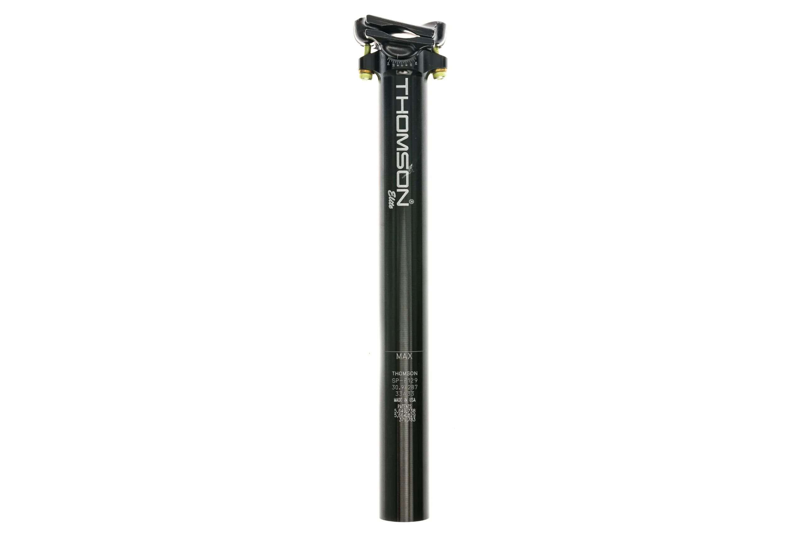 Thomson Elite Seatpost 30.9x287mm Aluminum 0 setback Black