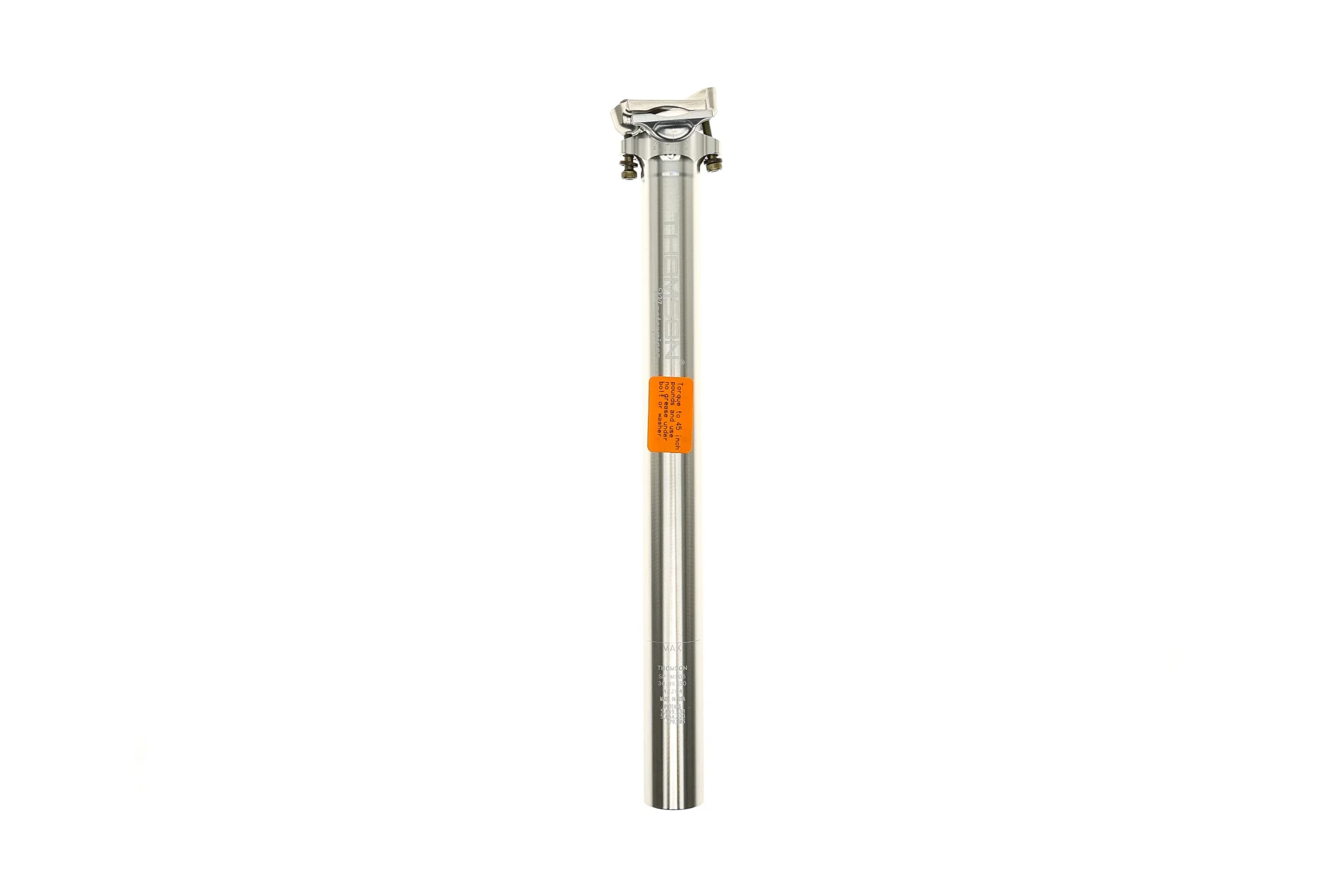 Thomson Masterpiece Seatpost 30.9x350mm Aluminum 0mm Setback Silver