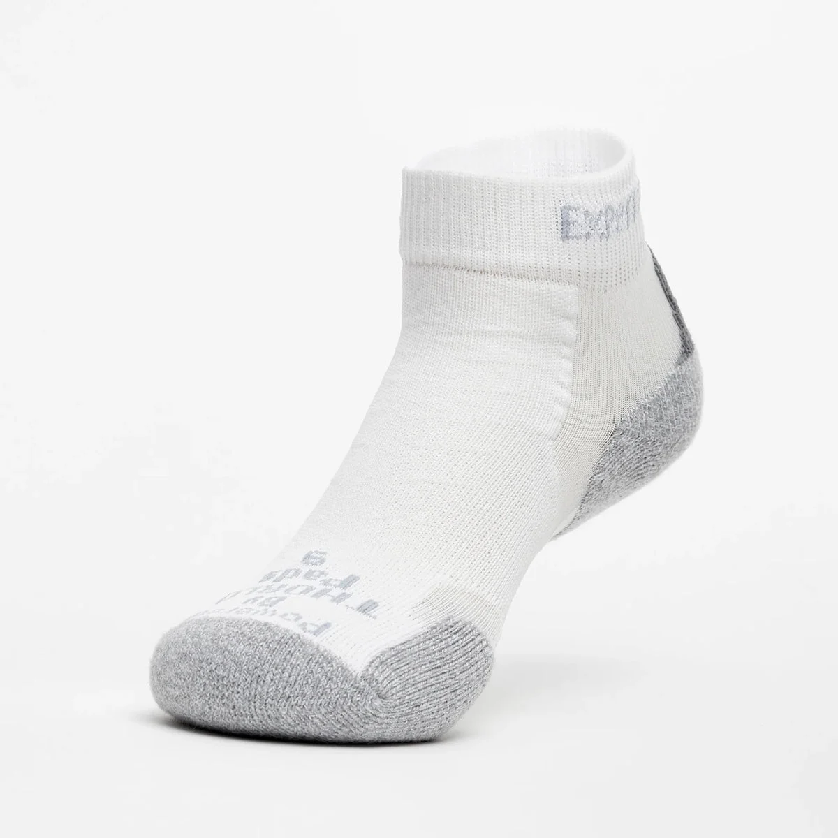Thorlo Experia TECHFIT Light Cushion Ankle Socks (XCMU) - White