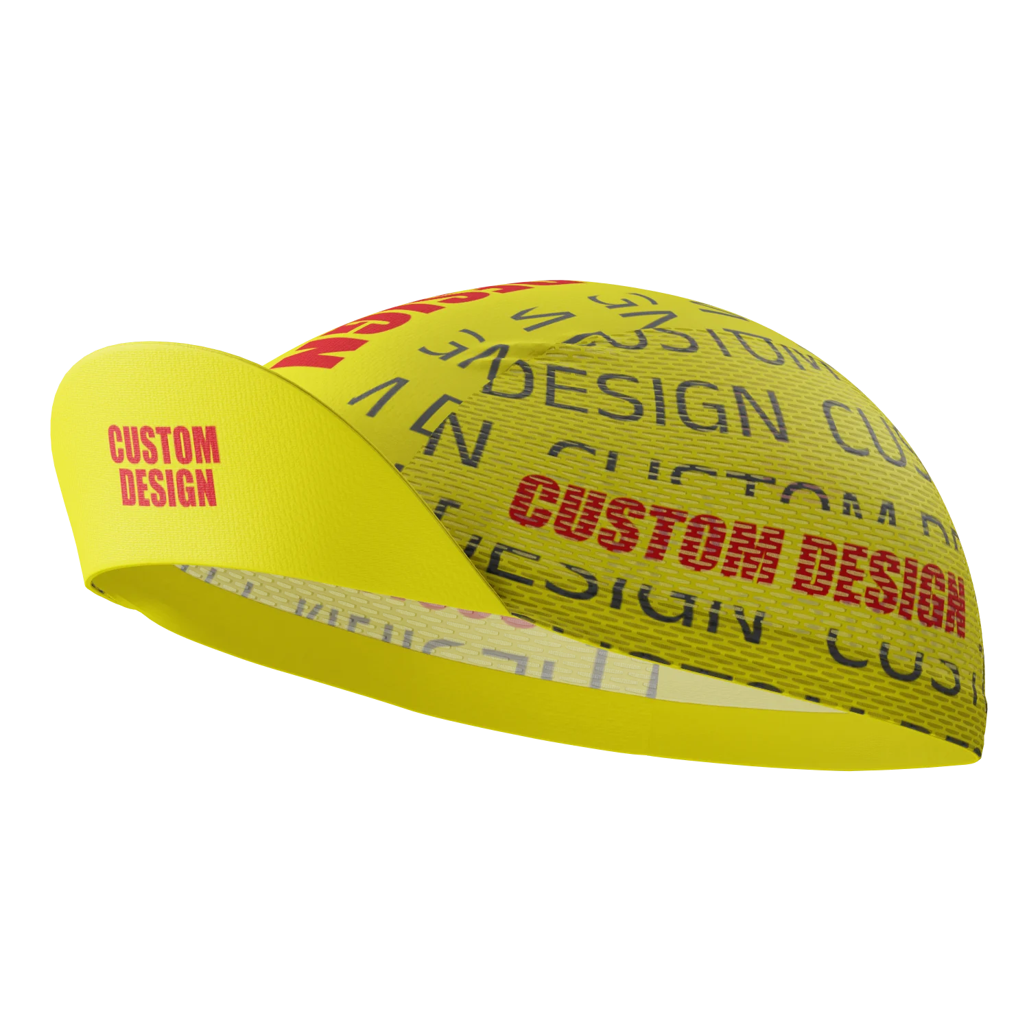 Unisex Full Custom Design Quick Dry Cycling Cap Made-to-Order Performance