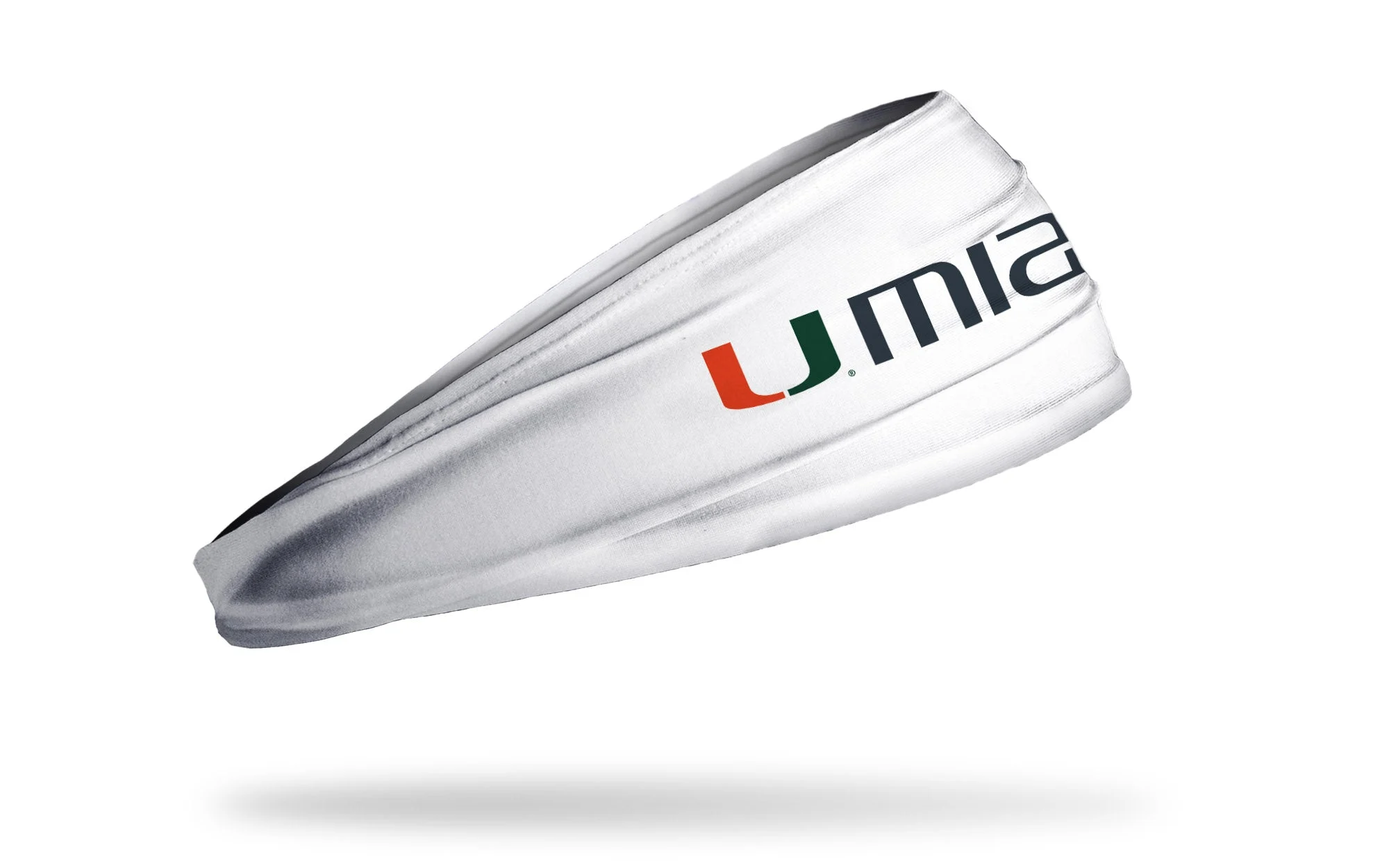 University of Miami: Wordmark White Big Bang Lite Headband