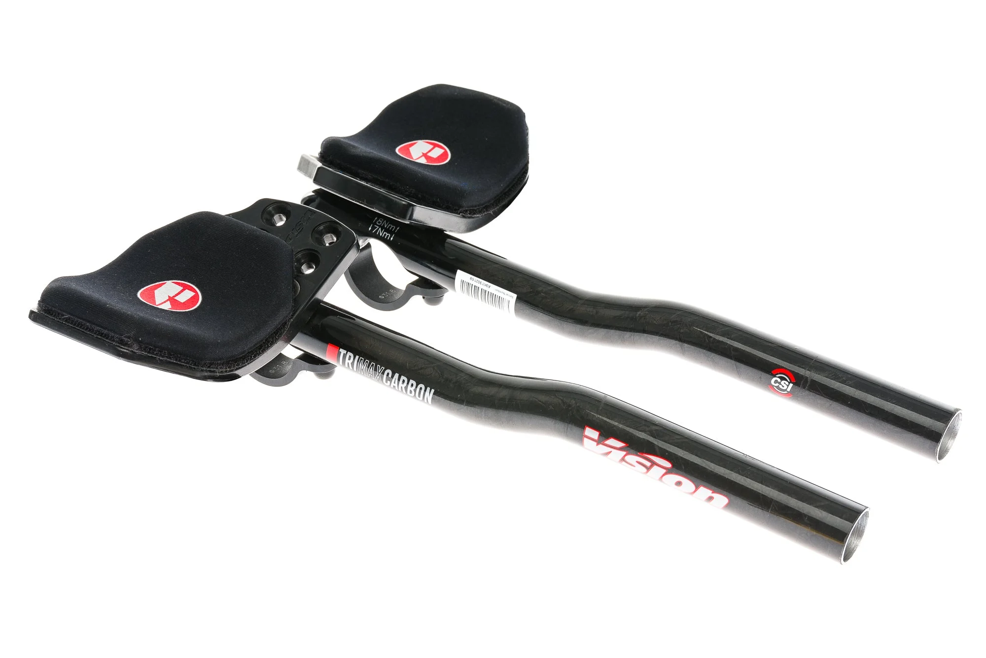 Vision Trimax Carbon Aerobar S-Bend Extensions 290mm Black