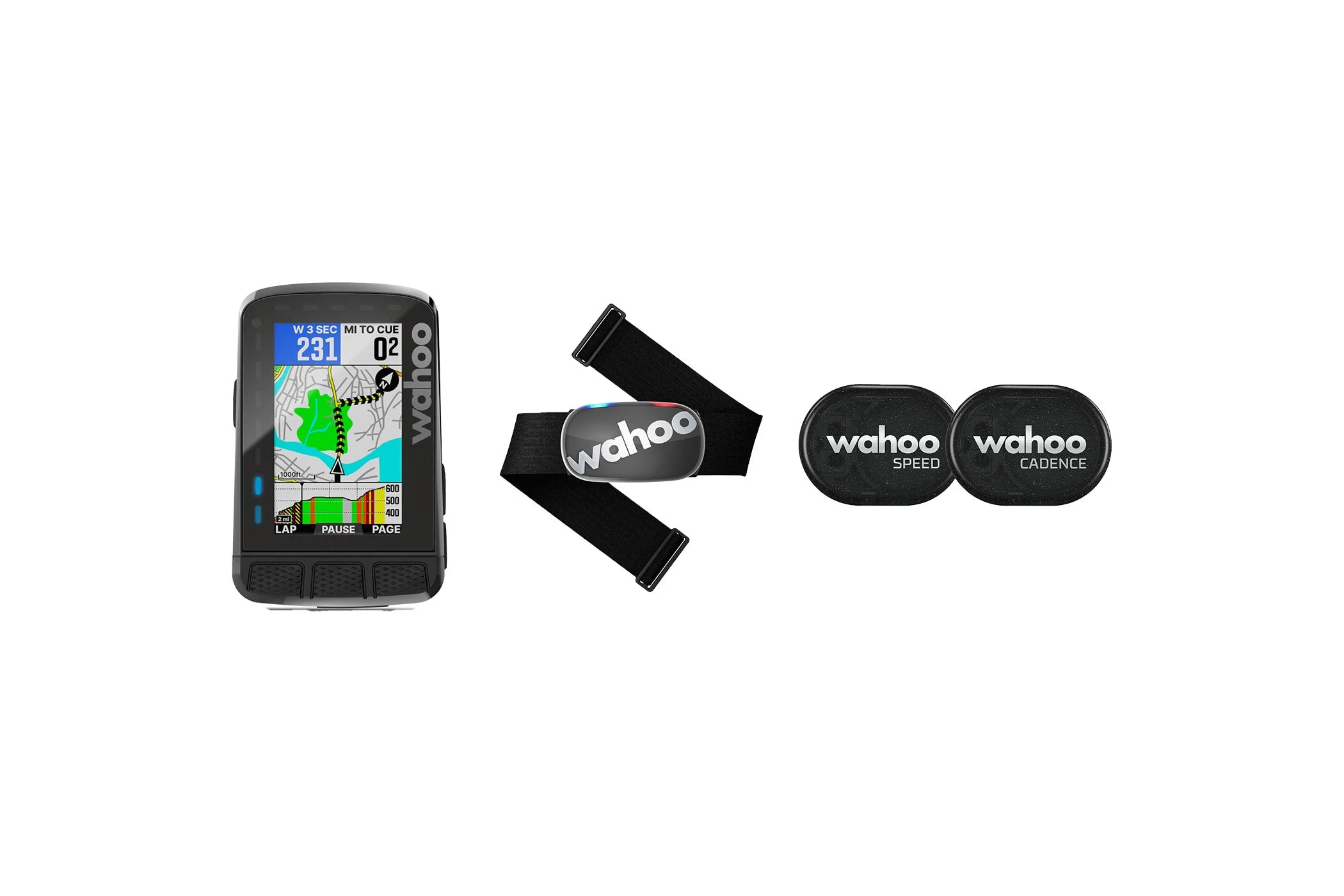Wahoo ELEMENT ROAM V2 Computer Bundle