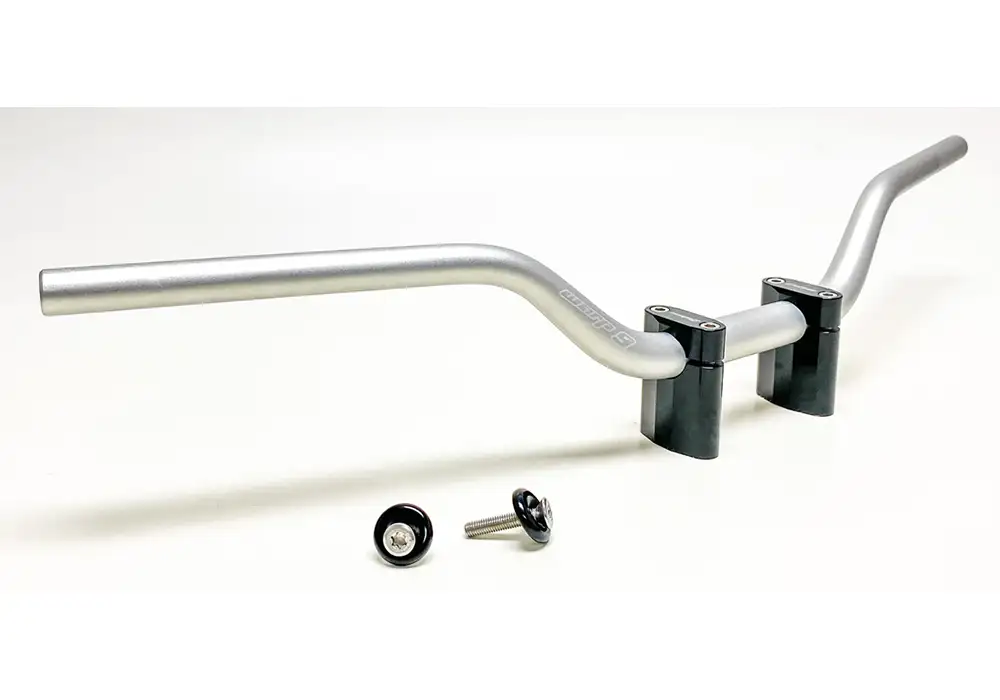 Warp 9 MX/Offroad 1-1/8″ Tapped Handlebars – Silver