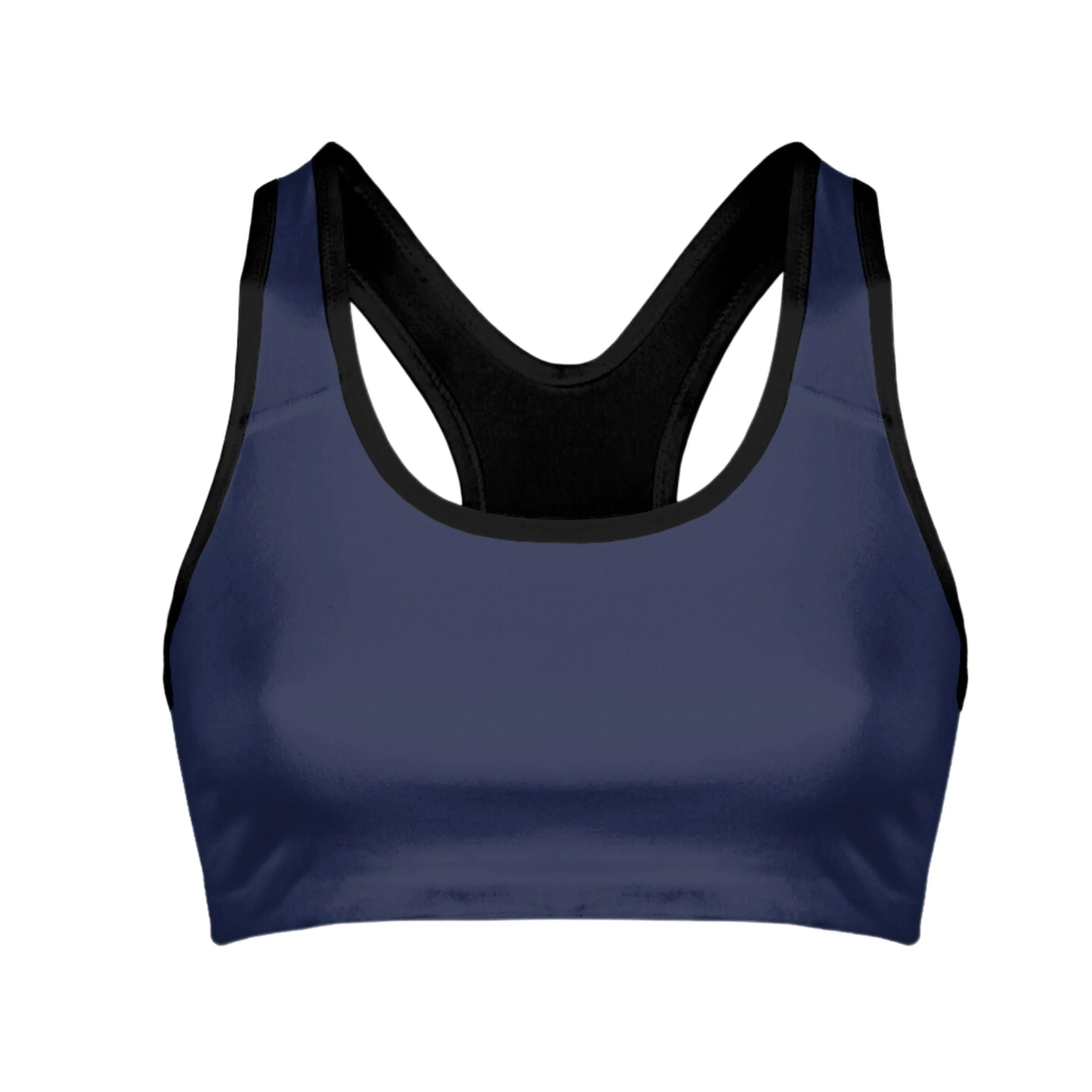 Washed Navy Women's Sports Bra