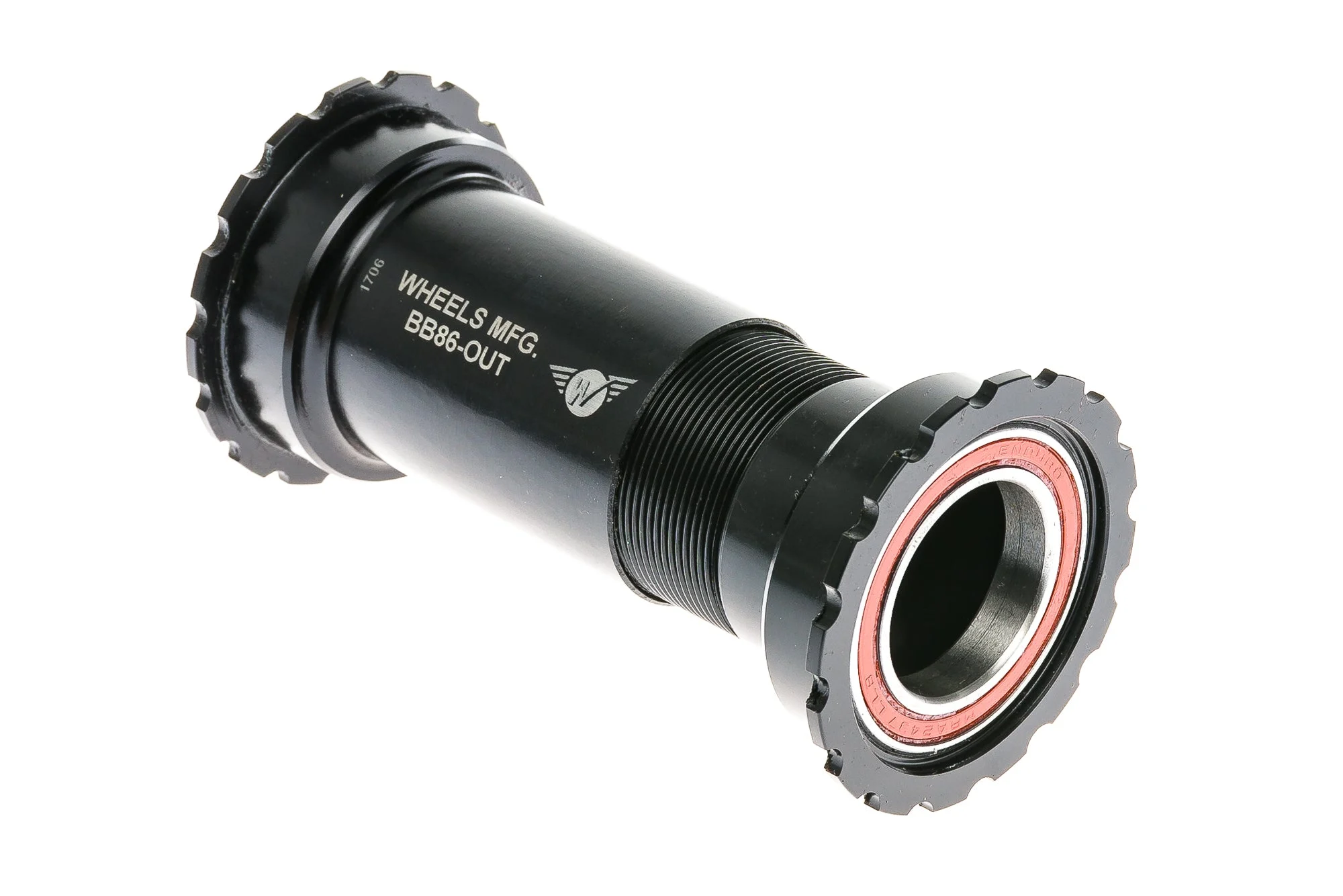 Wheels Manufacturing BB86 Outboard Bottom Bracket for Shimano 24mm Cranks Angular Contact
