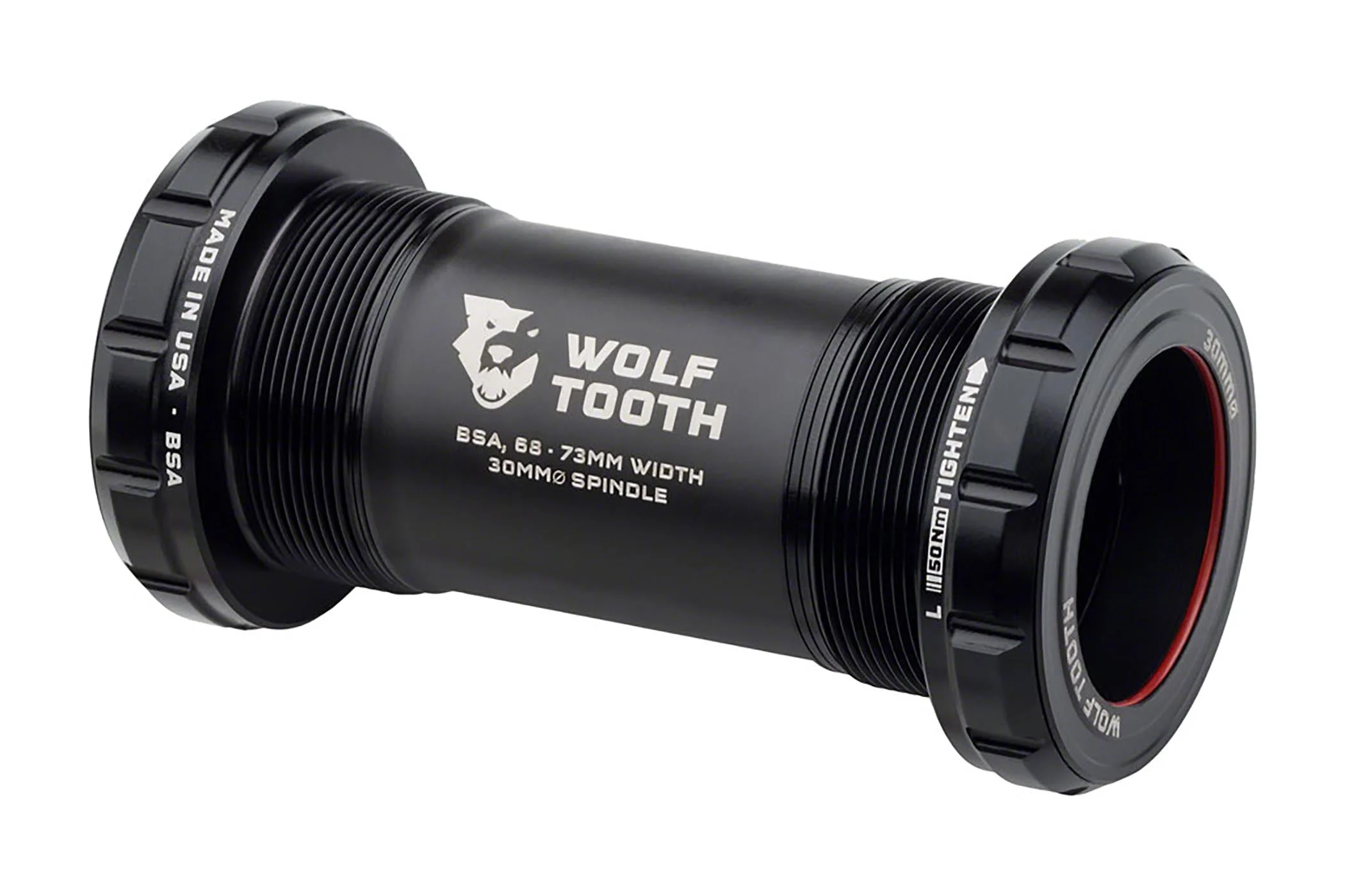 Wolf Tooth Bottom Bracket - English (BSA), 68/73mm, For 30mm Spindle