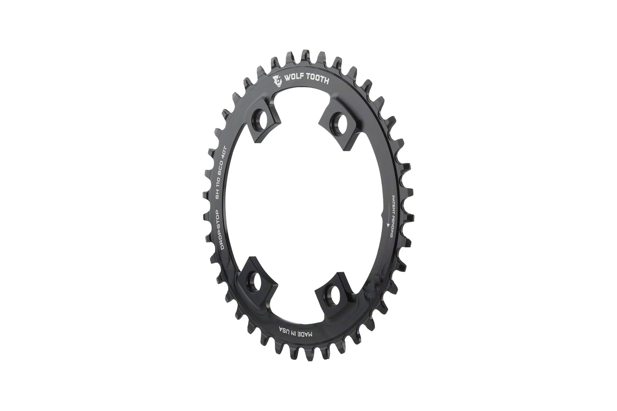 Wolf Tooth Drop-Stop 42T Chainring Shimano 110 Asymmetric BCD