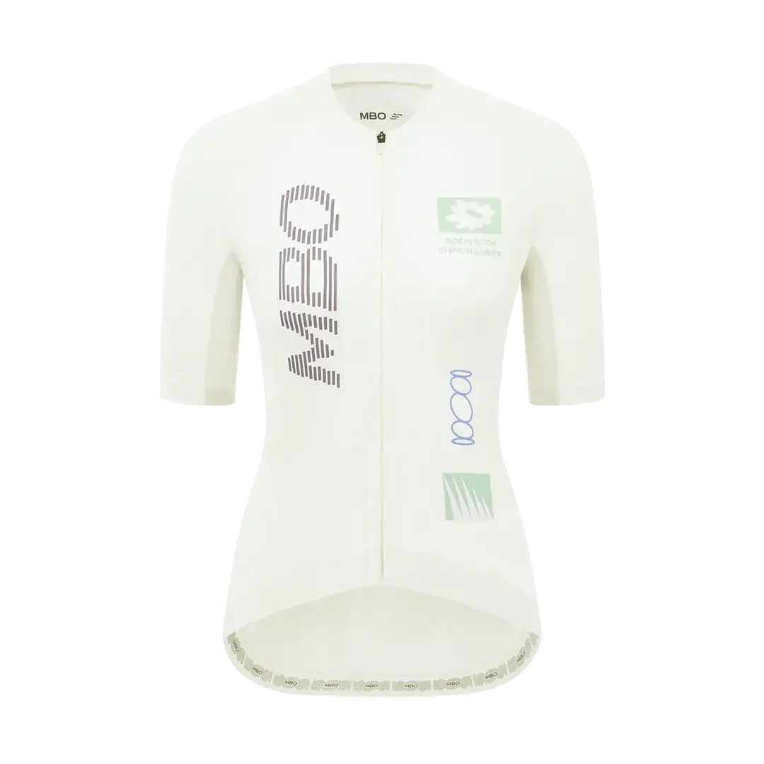 Women's Frontier Pro Cycling Jersey C316 - Snow White