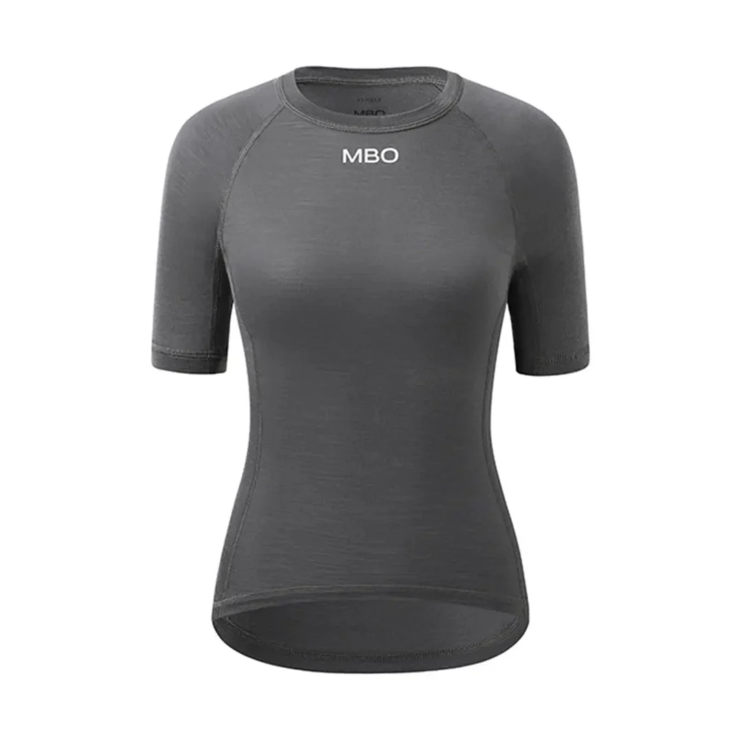 Women's Merino Wool Short Sleeve Base Layer B310