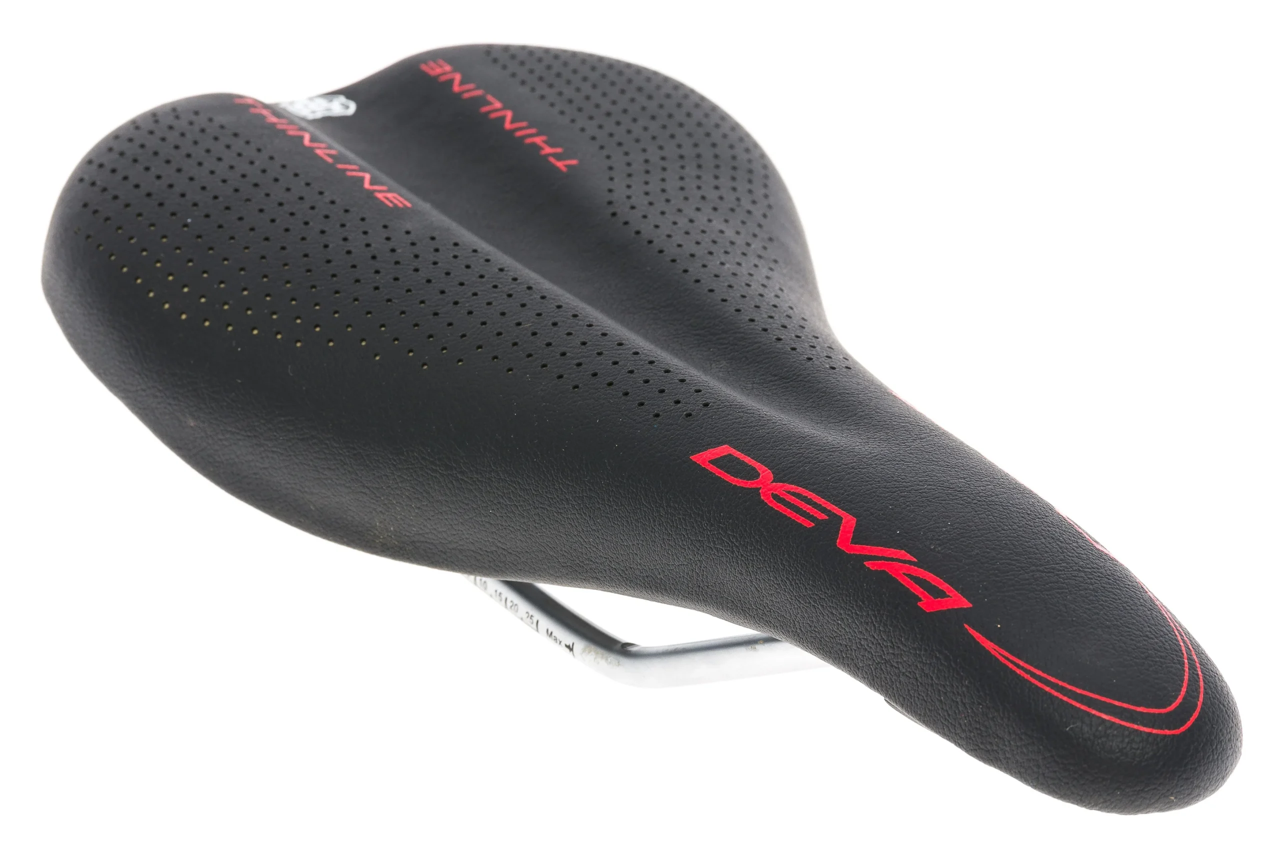 WTB Deva Thinline Gel Womens Saddle 145mm Steel Rails Black/Red