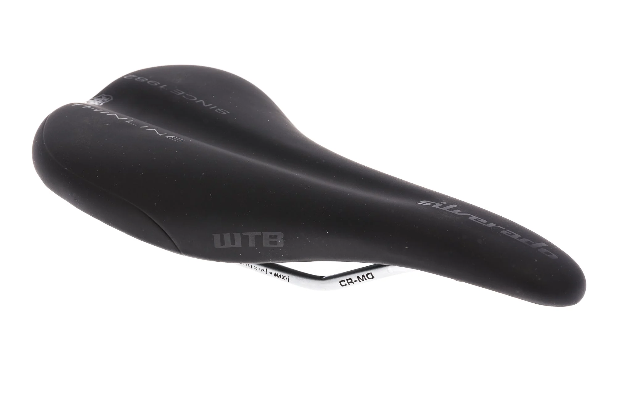 WTB Silverado Race Saddle 130mm Cr-Mo Rails Black