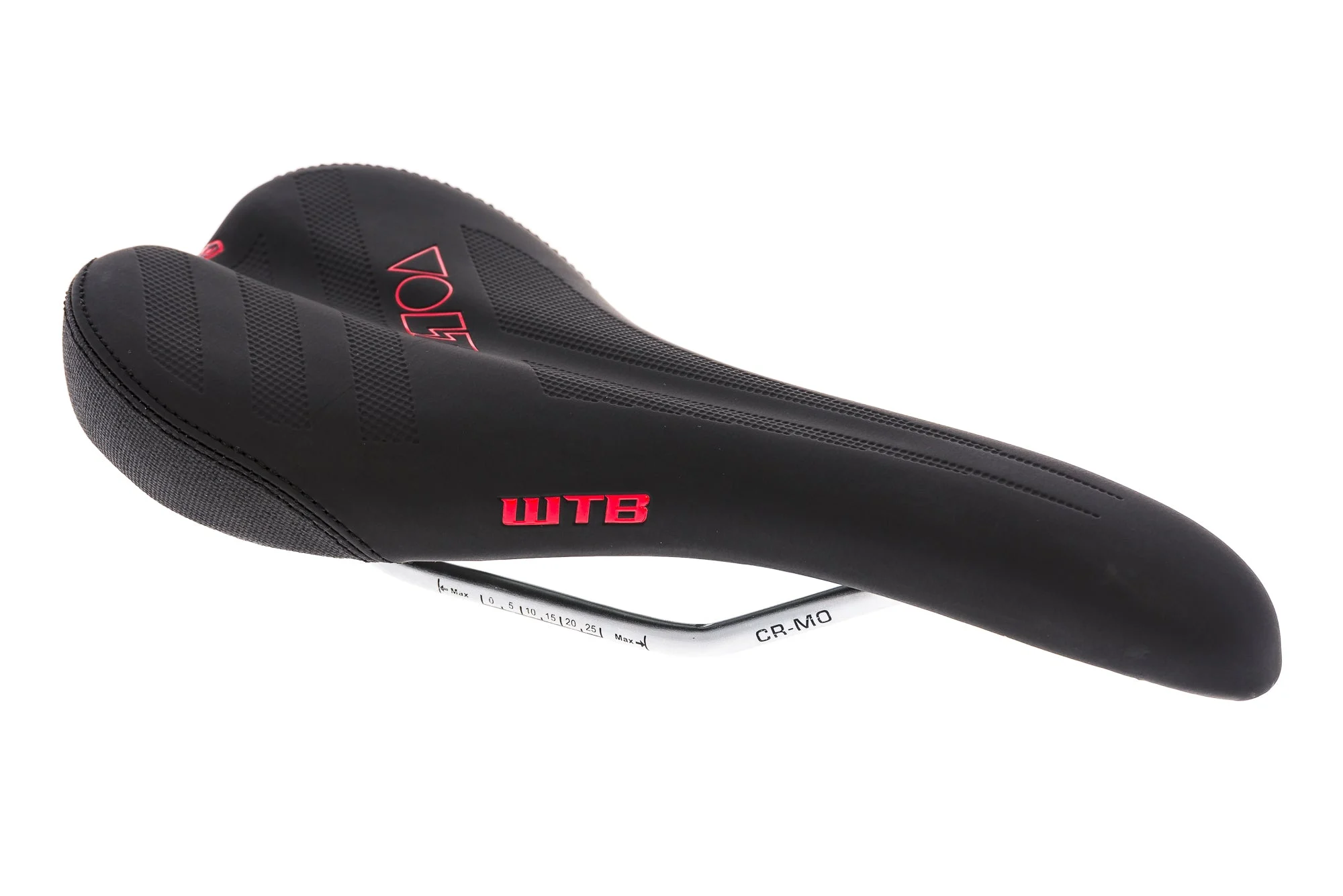 WTB Volt Saddle 135mm Cr-Mo Rails Black/Red