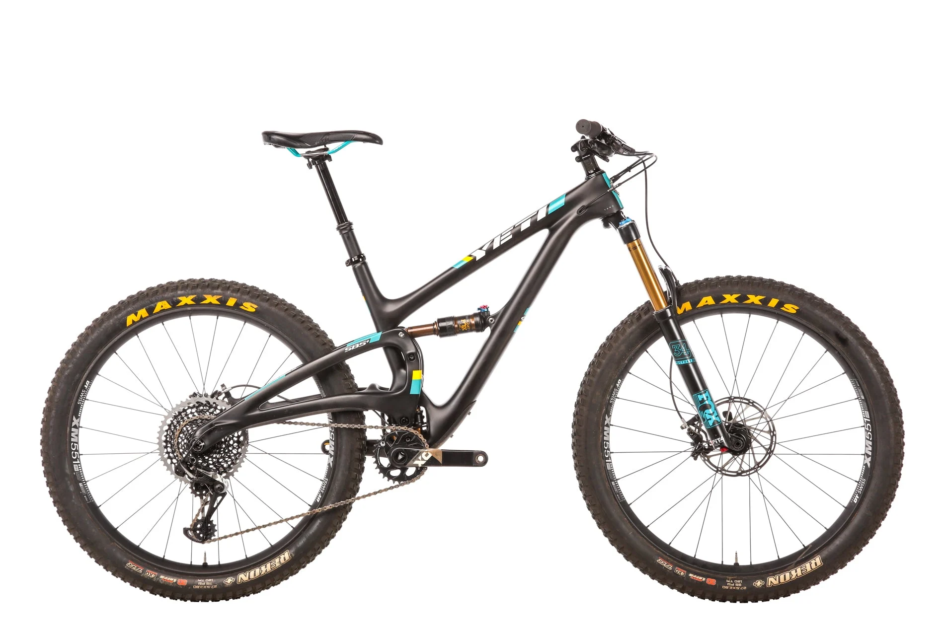 Yeti Cycles SB5+ TURQ X01 Mountain Bike - 2017, Medium