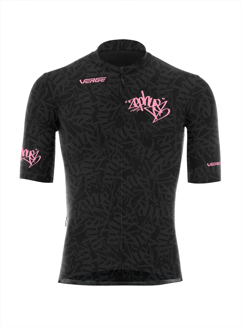 ZEPHYR BLACK-FLURO PINK - STRIKE 4.1 JERSEY - MEN