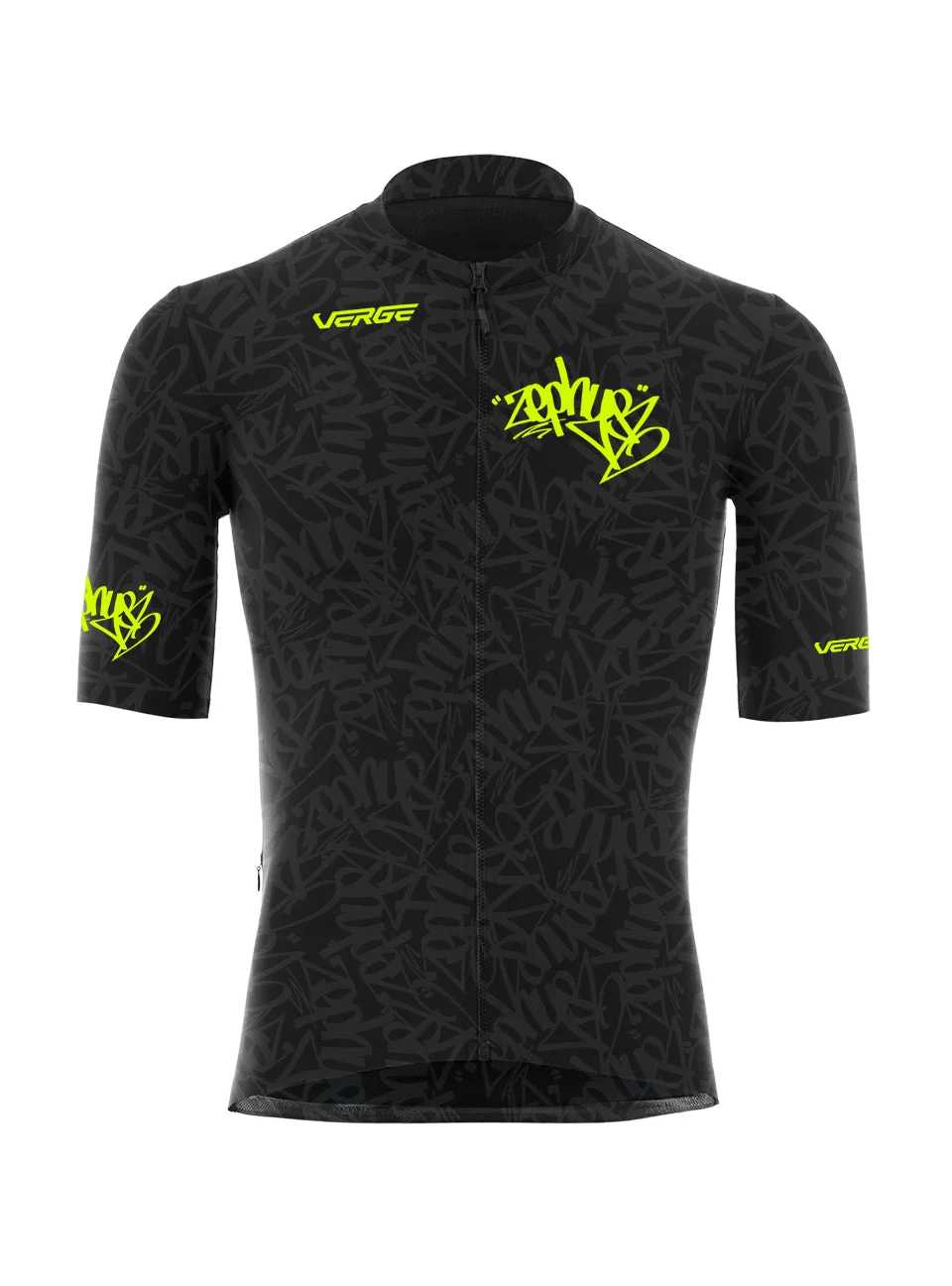 ZEPHYR BLACK-FLURO YELLOW - STRIKE 4.1 JERSEY - MEN