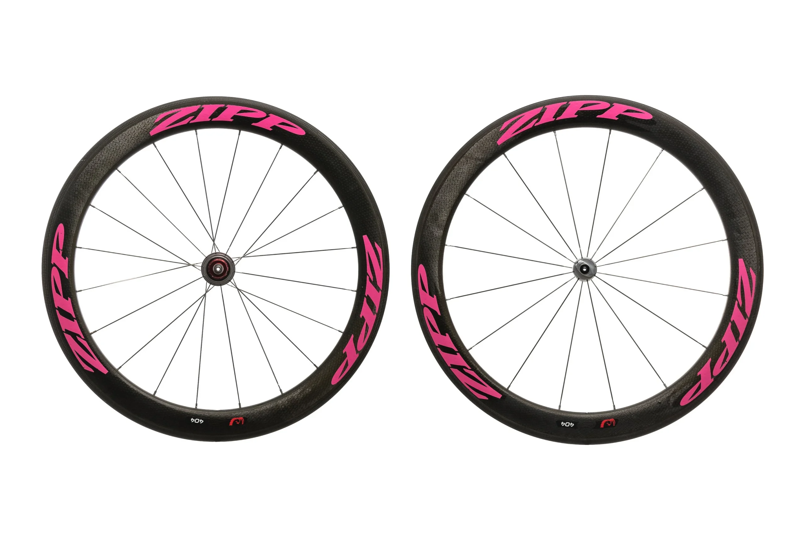 Zipp 404 Firecrest Carbon Clincher 700c Wheelset (Pink)