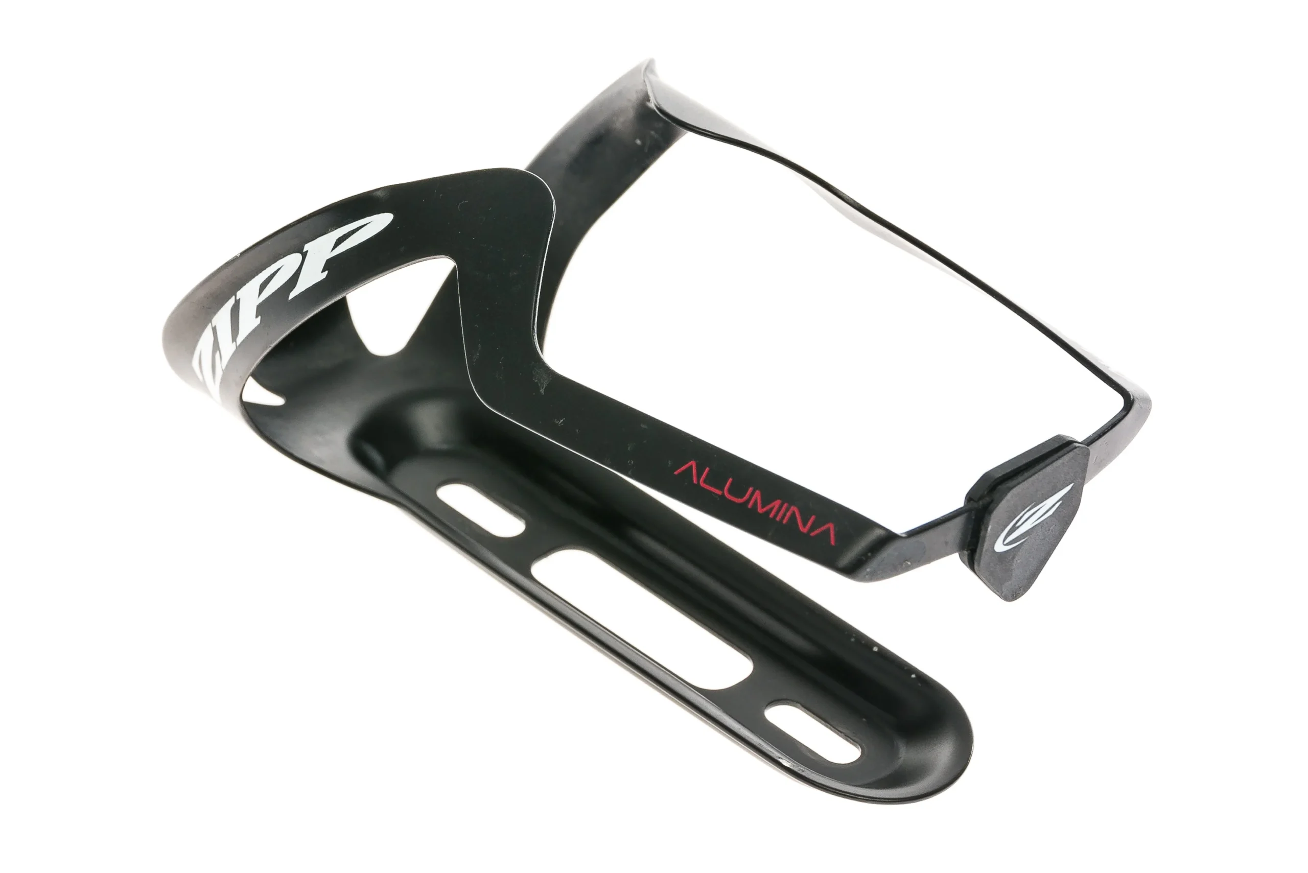 Zipp Alumina Water Bottle Cage Aluminum Anodized Blast Black