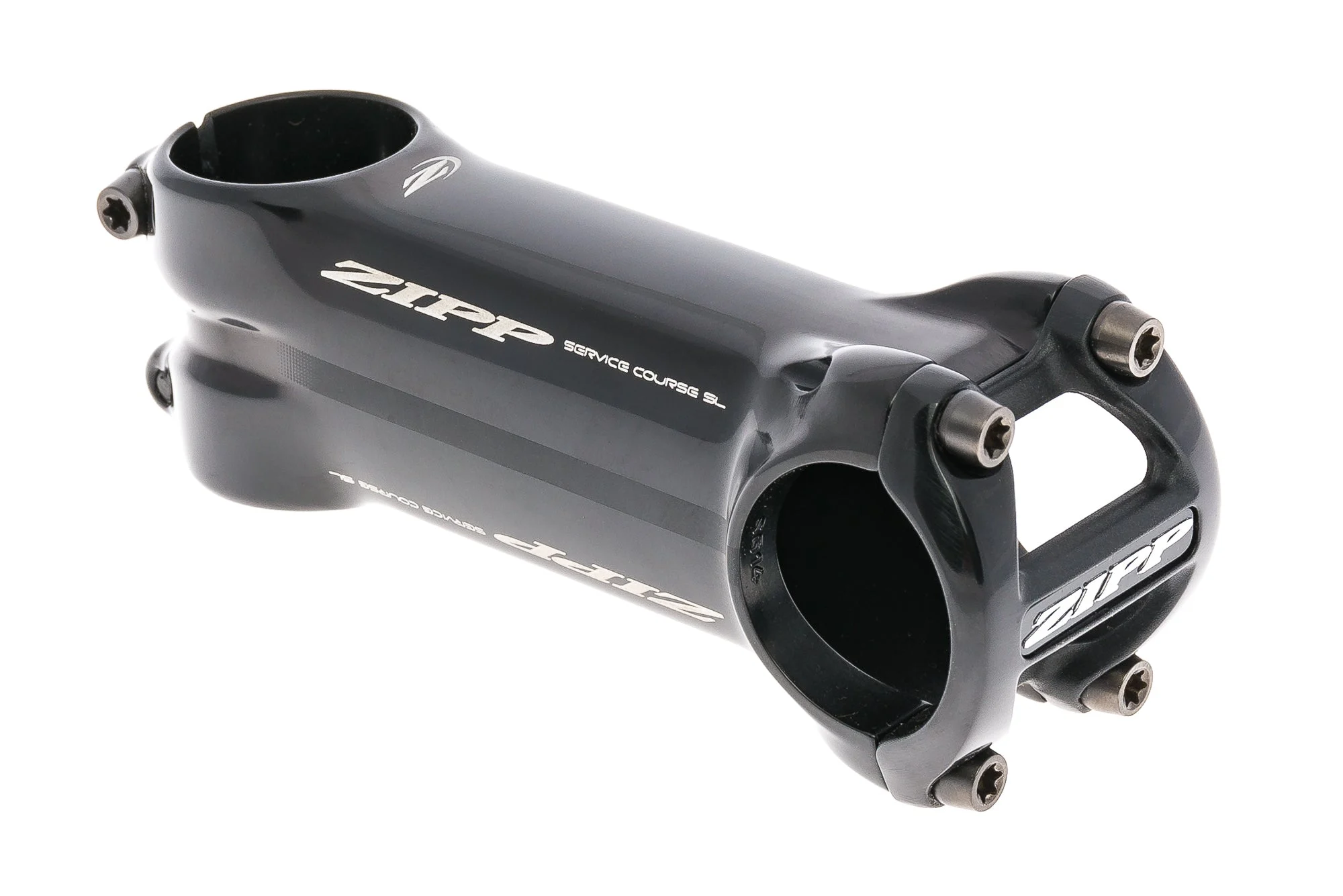 Zipp Service Course SL Aluminum Stem 31.8mm 100mm 6 Degree Black/White